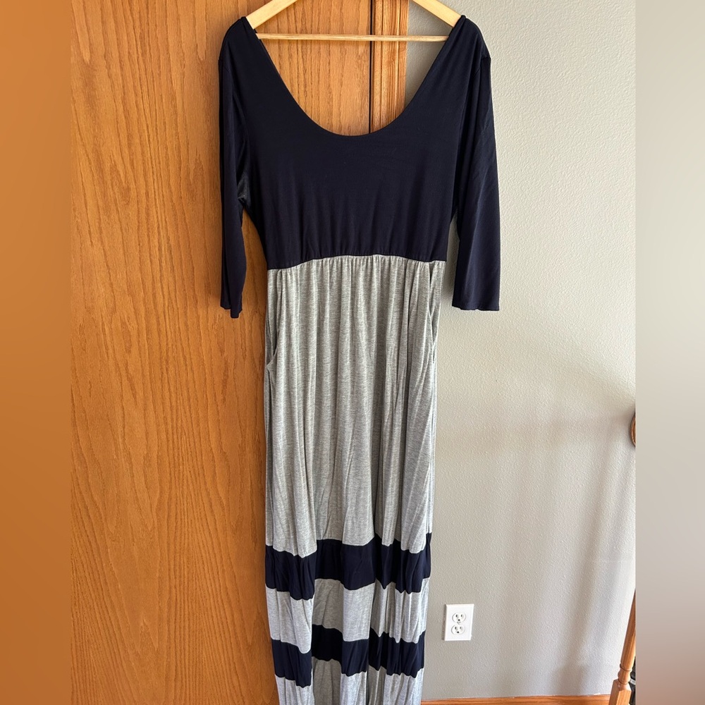 Pink blush Maternity maxi Dress 3XL